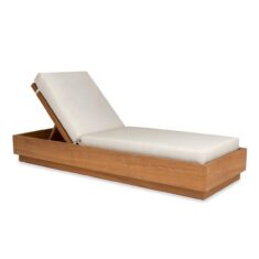 Wooden Sunlounger